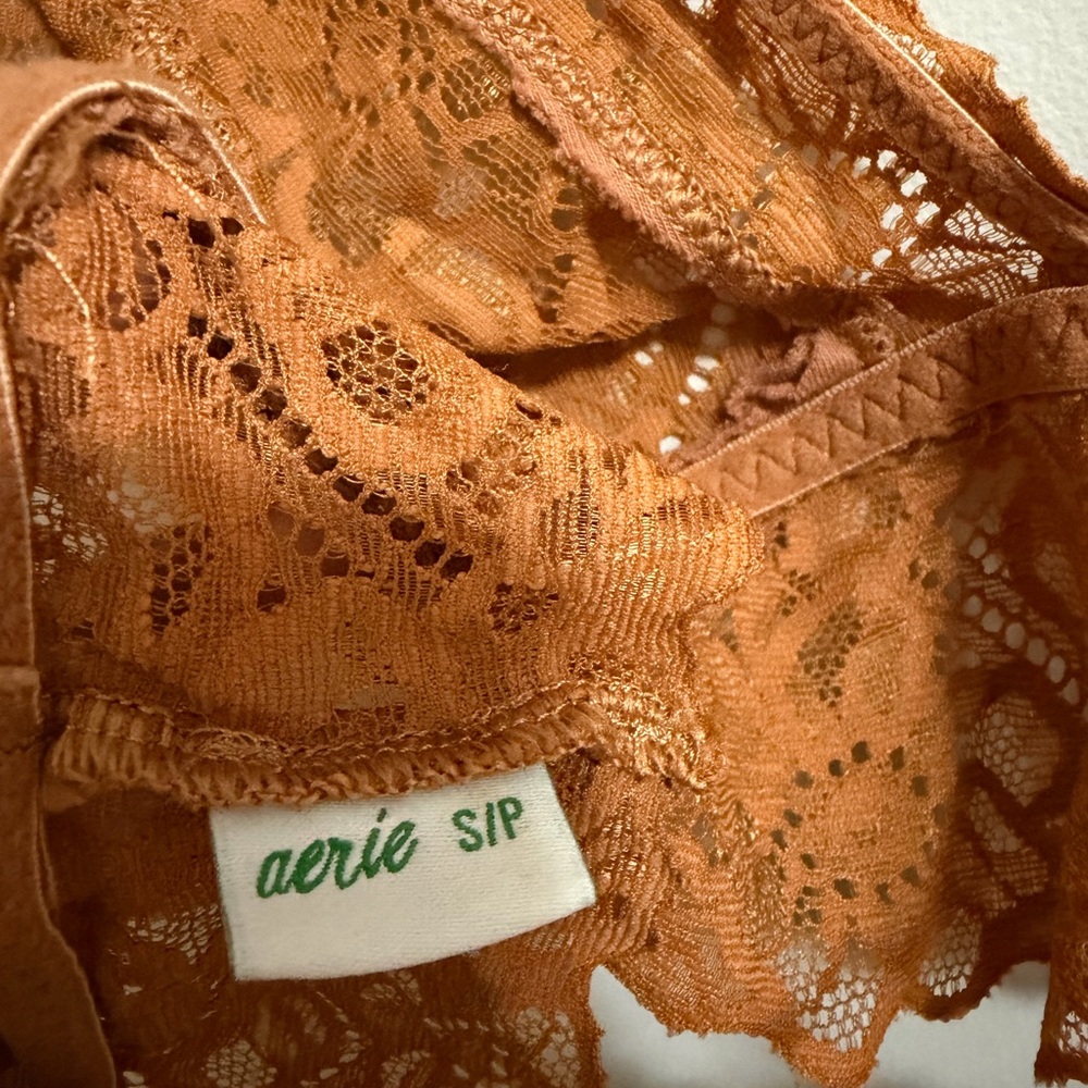 Aerie Lace Bralette in Rich Orange - Picture 4 of 4